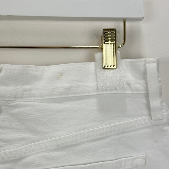 J.Crew Slim Wide Leg Jean White High Waisted Classic Stretch Denim US 28 NWT - Picture 16 of 16